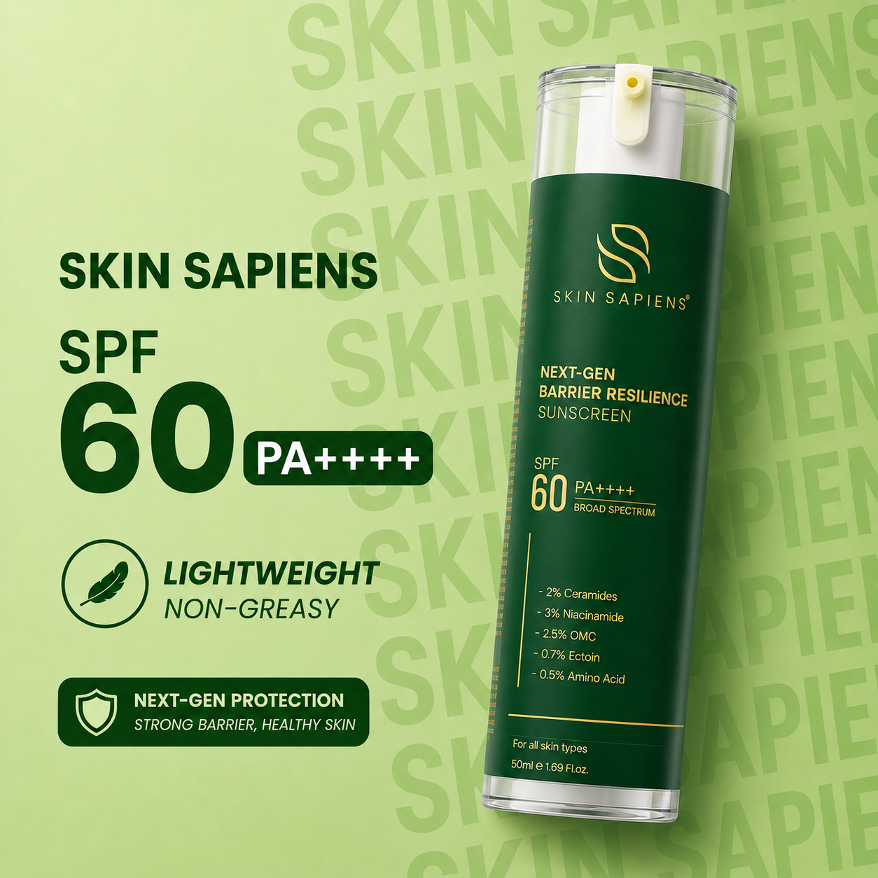 Next-Gen Barrier Resilience Sunscreen SPF 60 PA++++