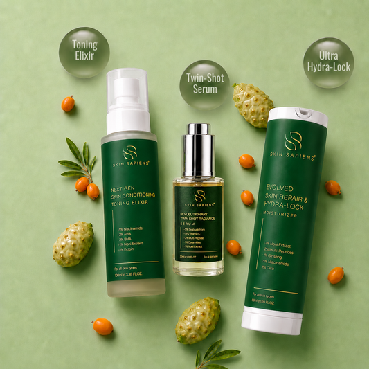 Complete Skin Renewal Trio – Toner, Serum & Moisturizer Combo