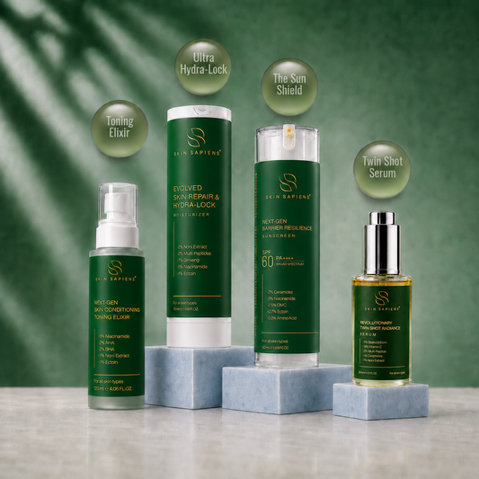 Skin Transformation Kit – Toner, Serum, Moisturizer & SPF 60 Sunscreen