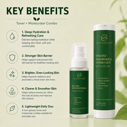 Hydration & Barrier Repair Duo – Toning Elixir + Hydra-Lock Moisturizer