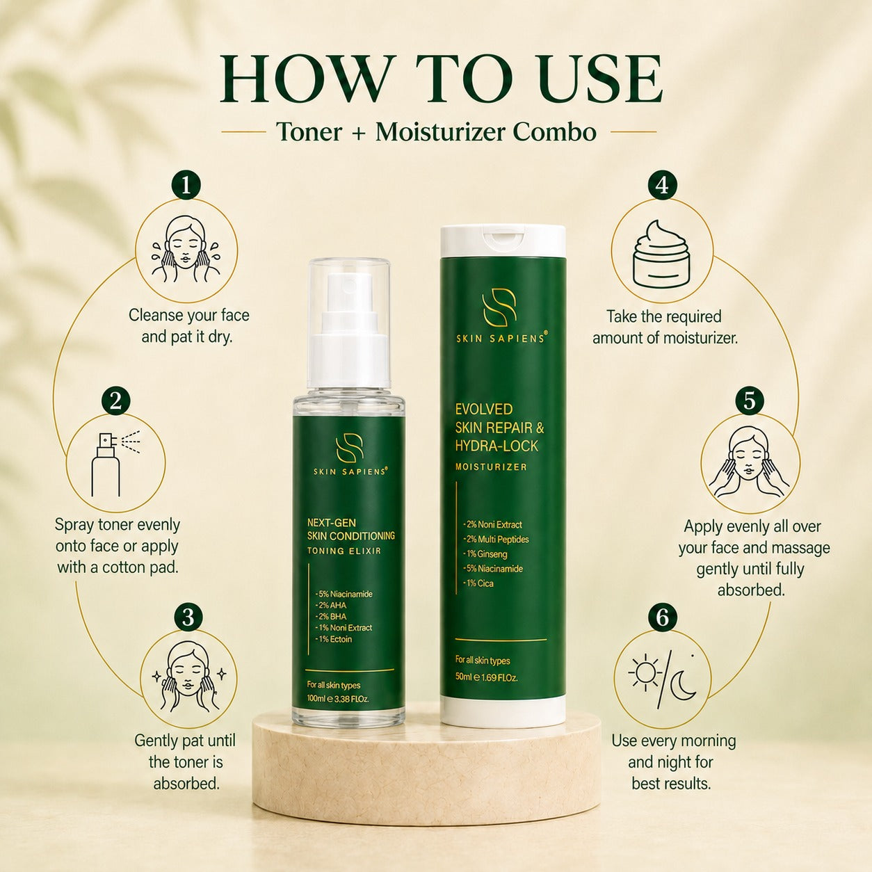 Hydration & Barrier Repair Duo – Toning Elixir + Hydra-Lock Moisturizer